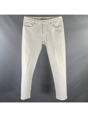 OFFICINE GENERALE Size 31 White Cotton Skinny Jeans